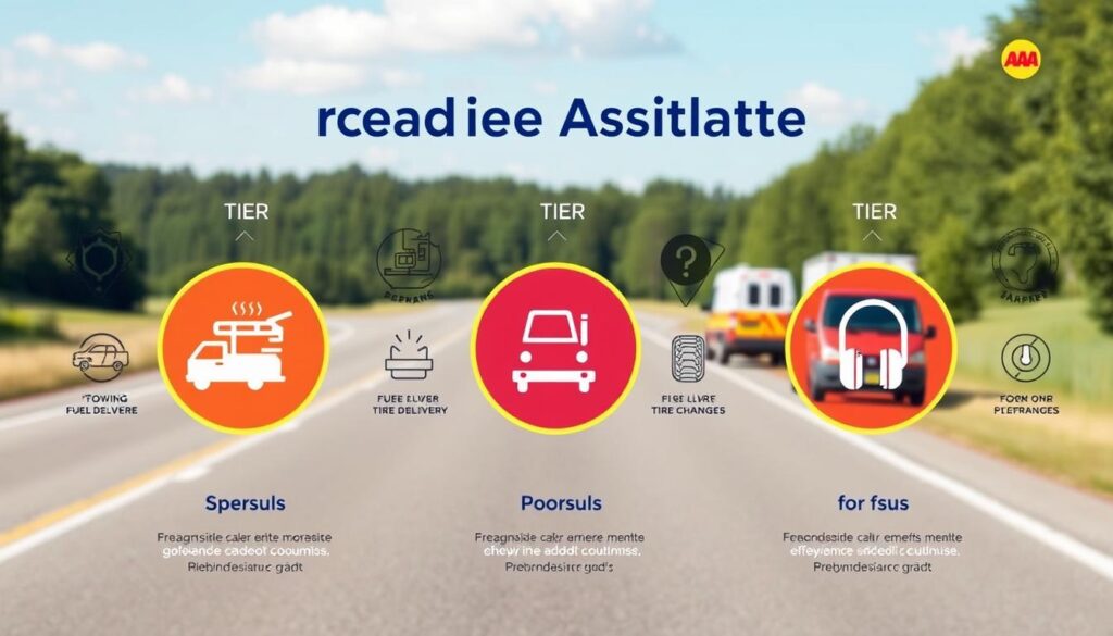 AAA roadside assistance tiers