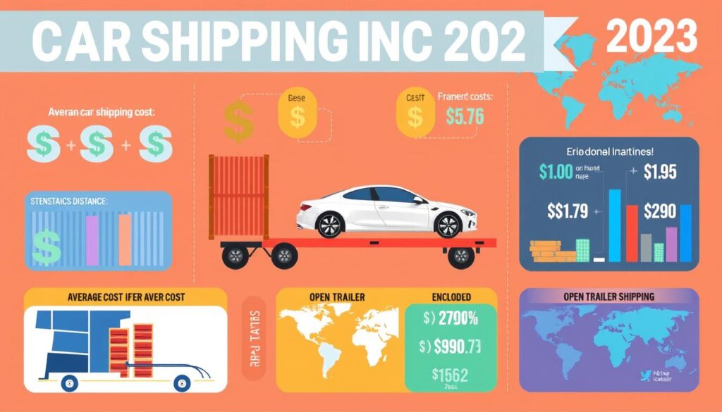 average car shipping costs