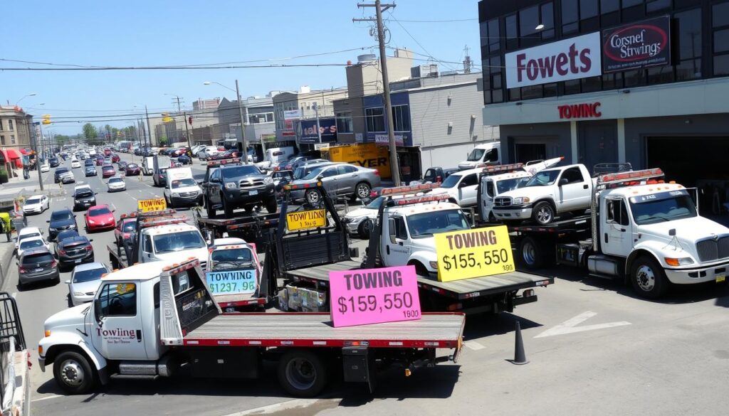 average towing fees