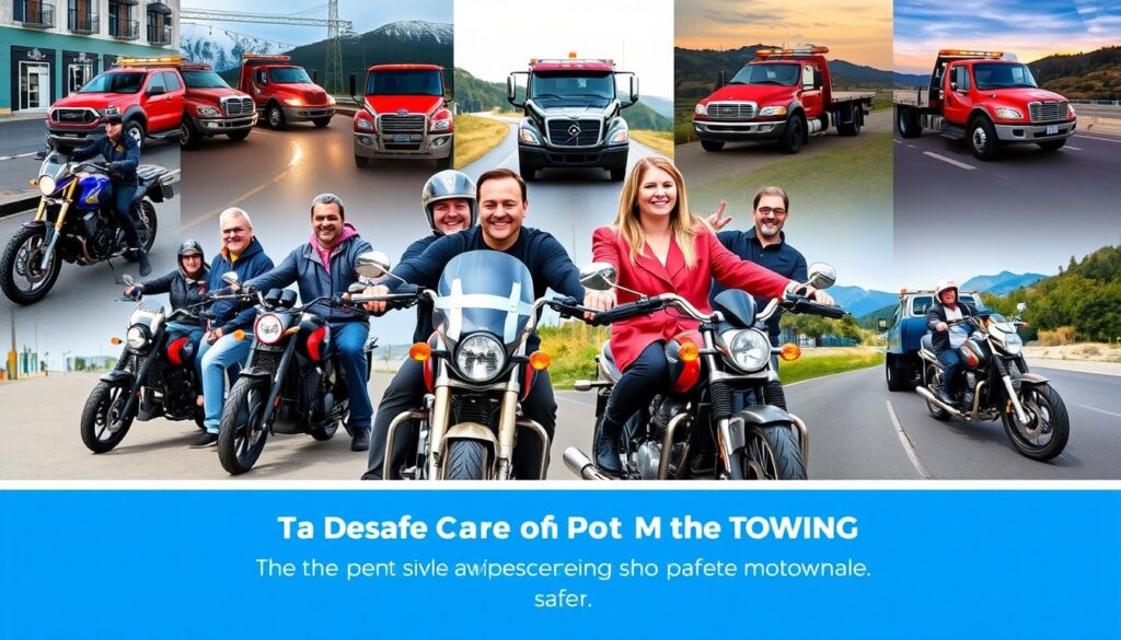 customer testimonials for motorcycle towing service