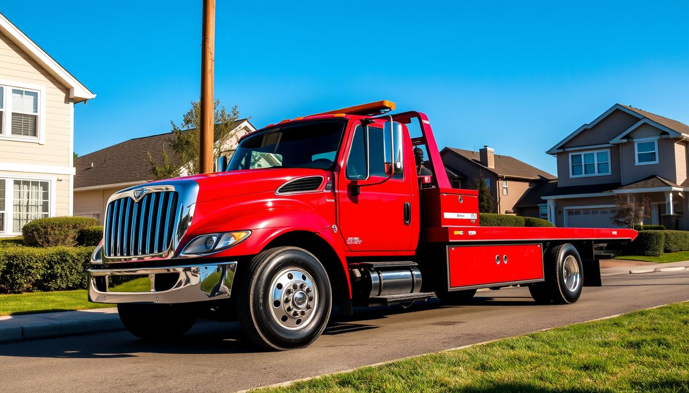 flatbed towing