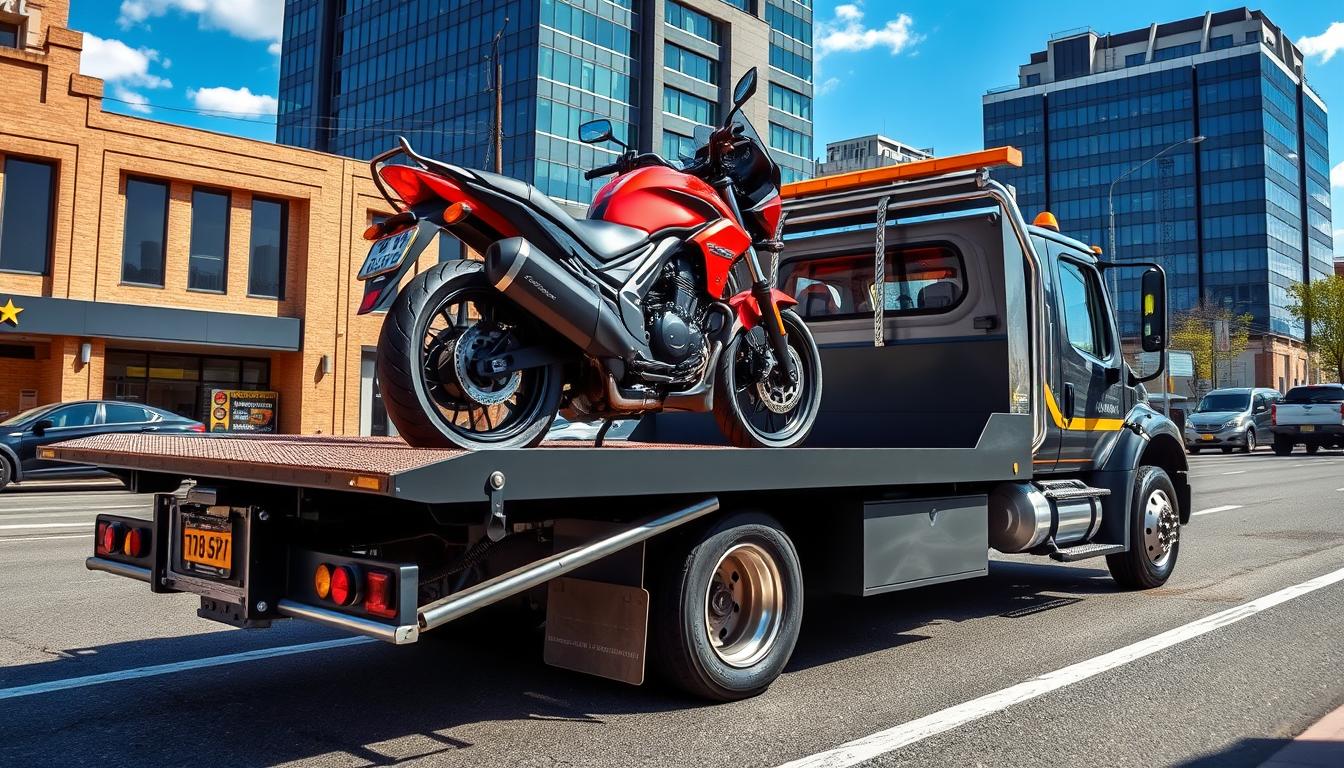 motorcycle towing service