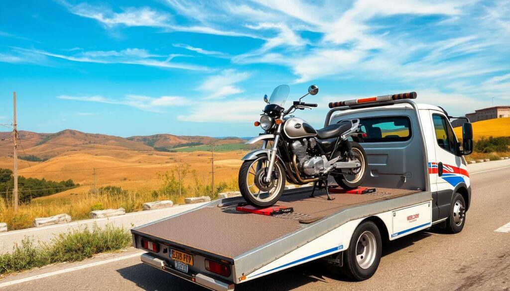 motorcycle towing service