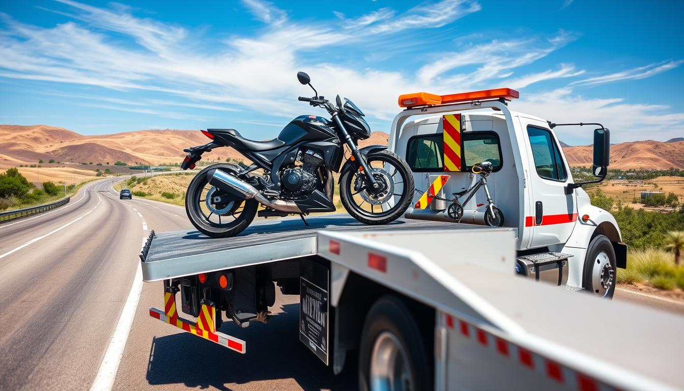 motorcycle towing