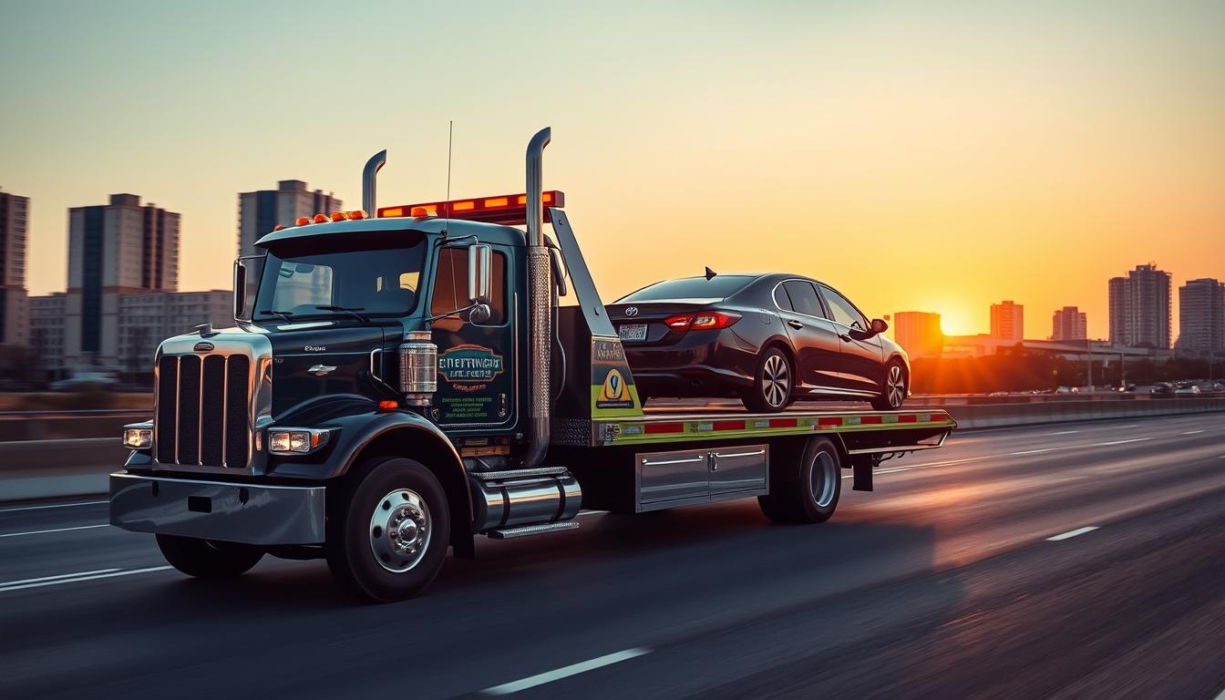 reliable flatbed towing