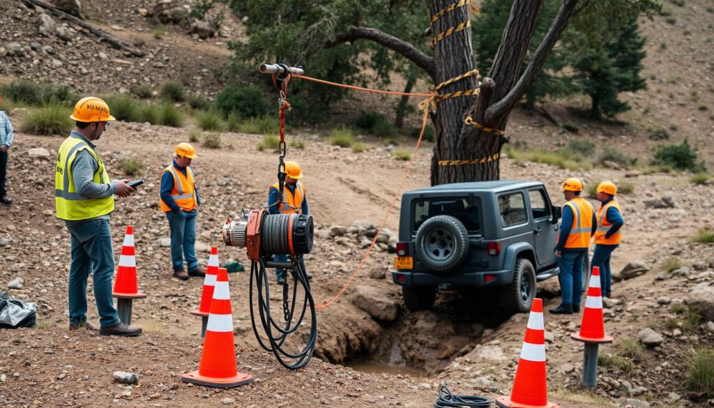 safety during winching